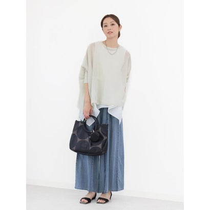 【7/21 9:00まで】【大人気アイテム入荷！/ セットアップ可能】テンセルデニムワイドパンツ （ブルー P）｜詳細画像