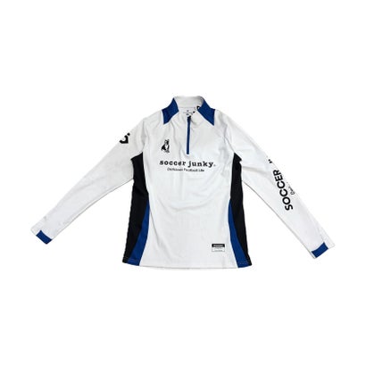 サッカージャンキー soccer junky フットサル TRAPS LETTER ストレッチスムースプロトレ HALF-ZIP SJ26D22 （57 ブルー）｜詳細画像