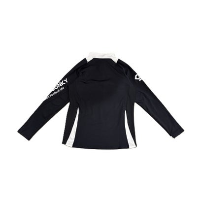 サッカージャンキー soccer junky フットサル TRAPS LETTER ストレッチスムースプロトレ HALF-ZIP SJ26D22 （2 ブラック）｜詳細画像