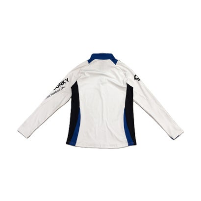 サッカージャンキー soccer junky フットサル TRAPS LETTER ストレッチスムースプロトレ HALF-ZIP SJ26D22 （1 ホワイト）｜詳細画像