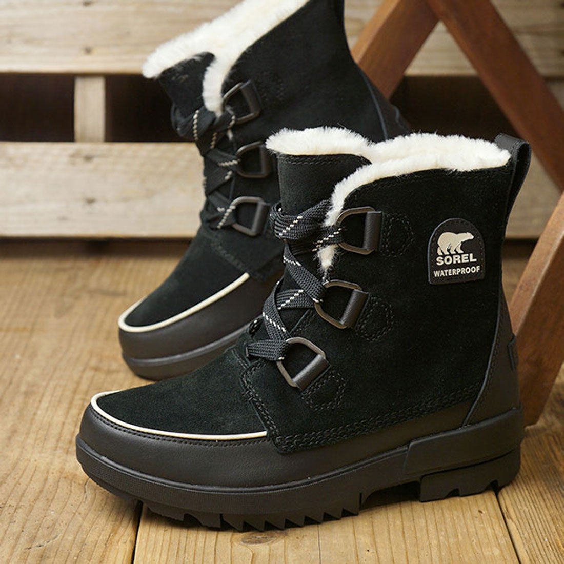 ソレル SOREL TIVOLI IV BLACK [NL3425-010] （BLACK） -ファッション 