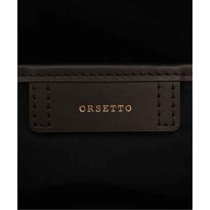 ORSETTO / オルセット ナイロンレザーコンビボストン （ブラウン）｜詳細画像