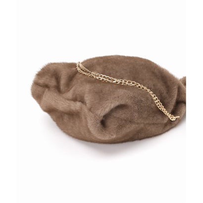 《予約》Spick & Span ECO FUR SHOPPER BAG（ベージュ A）｜詳細画像