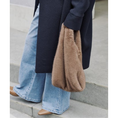 《予約》Spick & Span ECO FUR SHOPPER BAG（ベージュ A）｜詳細画像