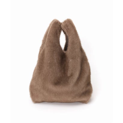 《予約》Spick & Span ECO FUR SHOPPER BAG（ベージュ A）｜詳細画像
