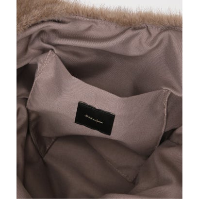 《予約》Spick & Span ECO FUR SHOPPER BAG（ベージュ A）｜詳細画像
