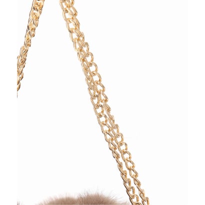 《予約》Spick & Span ECO FUR SHOPPER BAG（ベージュ A）｜詳細画像