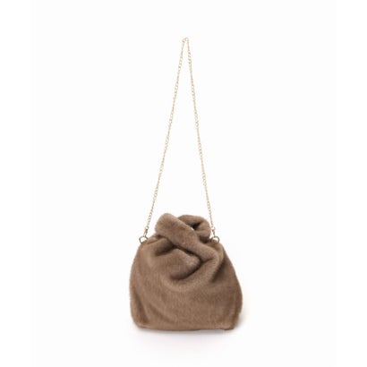 《予約》Spick & Span ECO FUR SHOPPER BAG（ベージュ A）｜詳細画像