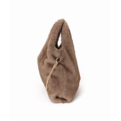 《予約》Spick & Span ECO FUR SHOPPER BAG（ブラウン A）｜詳細画像