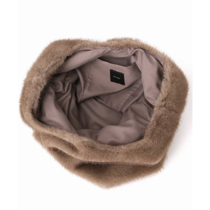 《予約》Spick & Span ECO FUR SHOPPER BAG（ブラウン A）｜詳細画像