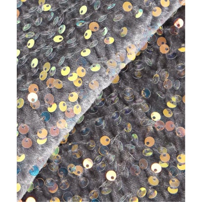 《WEB限定/追加予約》Uhr/ウーア Spangle Velour Tote Bag （グレーA）｜詳細画像