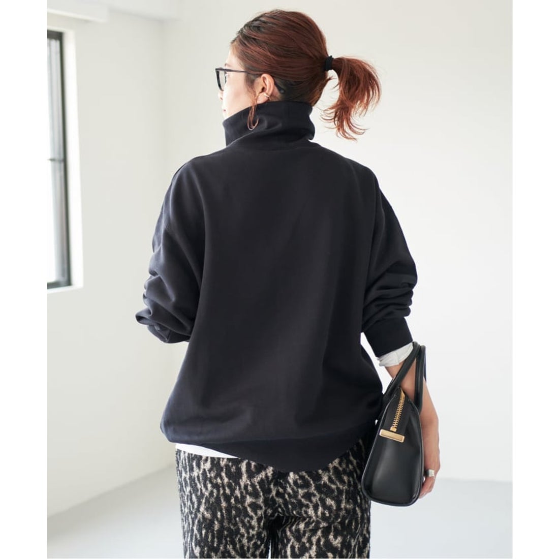 スピック＆スパン Spick & Span 《追加2WEB限定》裏毛ハイネックプルオーバー （ブラック） - ファッション通販 d fashion
