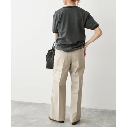 スピック＆スパン Spick & Span 《一部店舗+WEB限定カラー有り》バックサテンストレッチベイカーパンツ（ブラウン）｜詳細画像