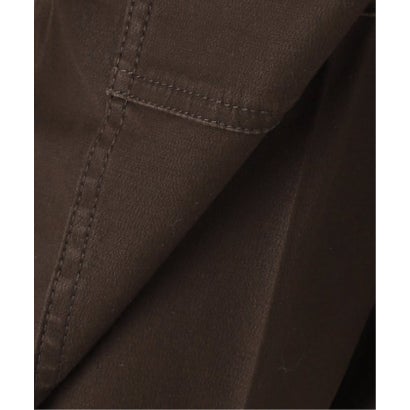 スピック＆スパン Spick & Span 《一部店舗+WEB限定カラー有り》バックサテンストレッチベイカーパンツ（ブラウン）｜詳細画像