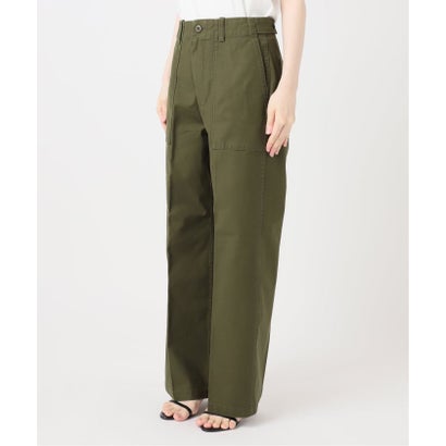 スピック＆スパン Spick & Span 《一部店舗+WEB限定カラー有り》バックサテンストレッチベイカーパンツ（ブラウン）｜詳細画像