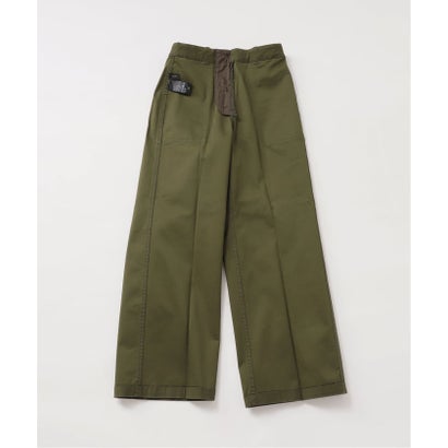 スピック＆スパン Spick & Span 《一部店舗+WEB限定カラー有り》バックサテンストレッチベイカーパンツ（ブラウン）｜詳細画像