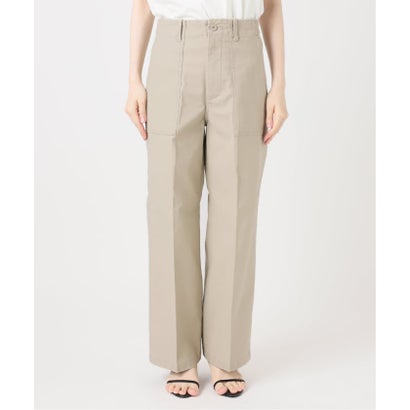 スピック＆スパン Spick & Span 《一部店舗+WEB限定カラー有り》バックサテンストレッチベイカーパンツ（ブラウン）｜詳細画像