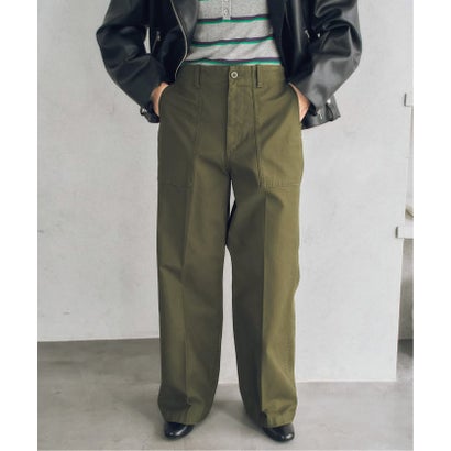 スピック＆スパン Spick & Span 《一部店舗+WEB限定カラー有り》バックサテンストレッチベイカーパンツ（ブラウン）｜詳細画像