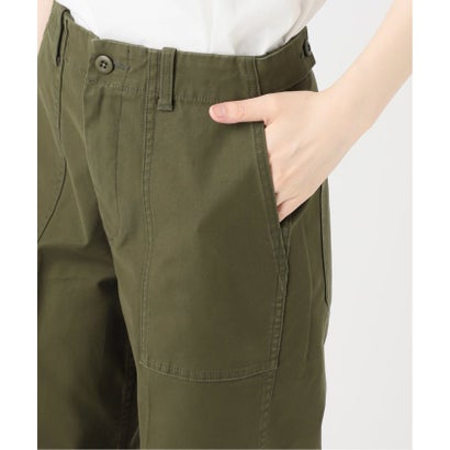 スピック＆スパン Spick & Span 《一部店舗+WEB限定カラー有り》バックサテンストレッチベイカーパンツ（ブラウン）｜詳細画像