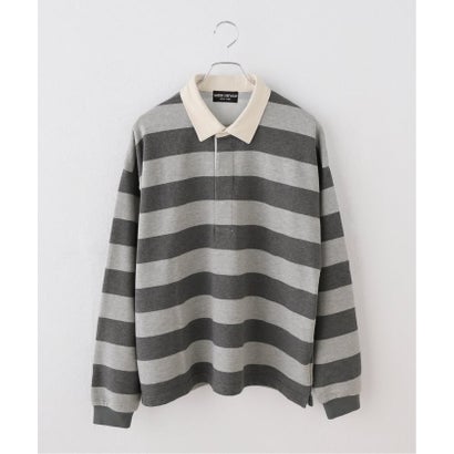《別注》HARDIN KNITWEAR ラガーシャツ* （ベージュ）｜詳細画像
