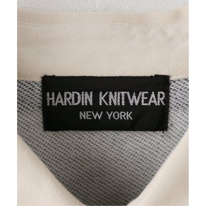 《別注》HARDIN KNITWEAR ラガーシャツ* （ベージュ）｜詳細画像