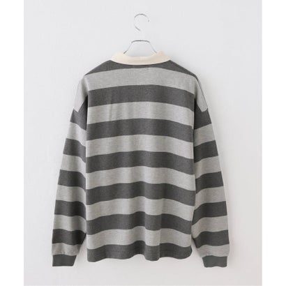 《別注》HARDIN KNITWEAR ラガーシャツ* （ベージュ）｜詳細画像