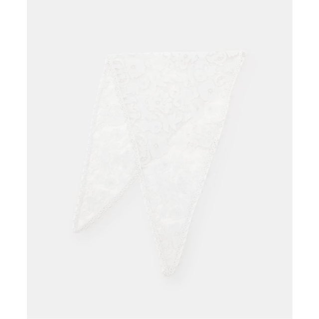 Venit / ヴェニット DOT TULLE FLOWER EMBROIDERY （ホワイト）