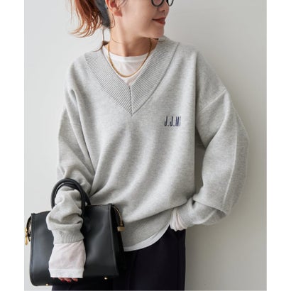 スピック＆スパン Spick & Span 《WEB限定 / 追加2予約》J.J.Mercer / ジェイジェイマーサー 別注Vネックプルオーバー （グレー）｜詳細画像