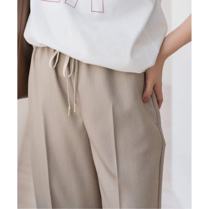 《追加2》P/Wイージースラックスパンツ （ブラウン）｜詳細画像