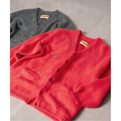 《予約》PENNEY'S/ペニーズ NEW YORK DOODLE CARDIGAN （ピンク）｜詳細画像