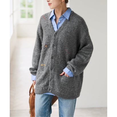 《予約》PENNEY'S/ペニーズ NEW YORK DOODLE CARDIGAN （ピンク）｜詳細画像