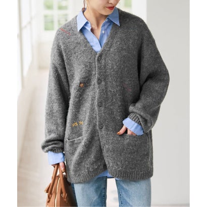 《予約》PENNEY'S/ペニーズ NEW YORK DOODLE CARDIGAN （ピンク）｜詳細画像