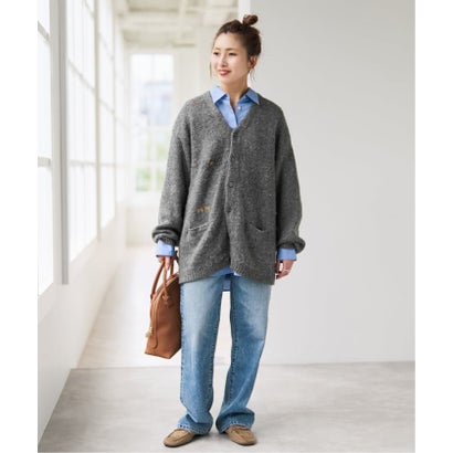《予約》PENNEY'S/ペニーズ NEW YORK DOODLE CARDIGAN （ピンク）｜詳細画像