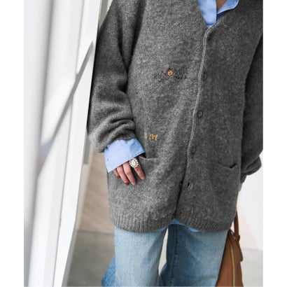 《予約》PENNEY'S/ペニーズ NEW YORK DOODLE CARDIGAN （ピンク）｜詳細画像