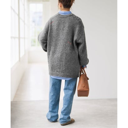 《予約》PENNEY'S/ペニーズ NEW YORK DOODLE CARDIGAN （ピンク）｜詳細画像