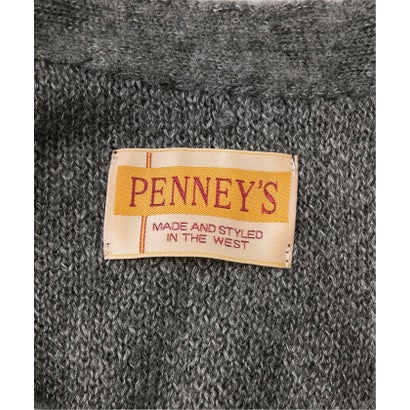 《予約》PENNEY'S/ペニーズ NEW YORK DOODLE CARDIGAN （グレーA）｜詳細画像