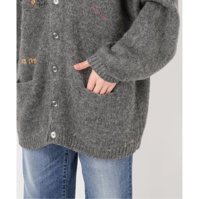 《予約》PENNEY'S/ペニーズ NEW YORK DOODLE CARDIGAN （グレーA）｜詳細画像