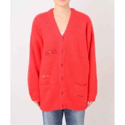 《予約》PENNEY'S/ペニーズ NEW YORK DOODLE CARDIGAN （グレーA）｜詳細画像