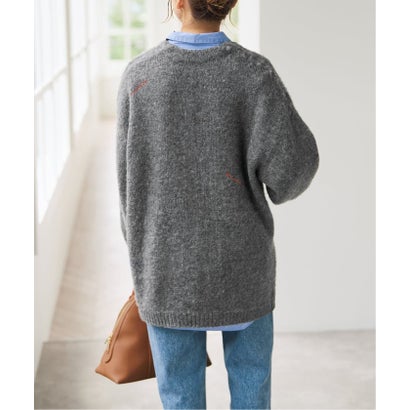 《予約》PENNEY'S/ペニーズ NEW YORK DOODLE CARDIGAN （グレーA）｜詳細画像