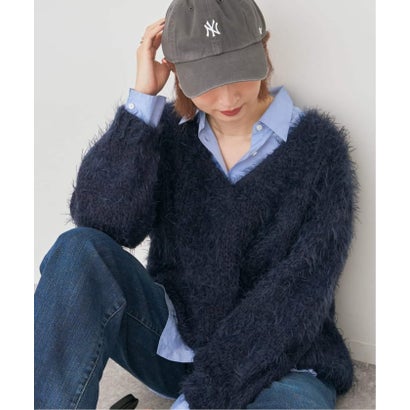 スピック＆スパン Spick & Span 《別注/追加予約》TRICOTS JEAN MARC/トリコットジーンマルク Vネックプルオーバー （ネイビー）｜詳細画像