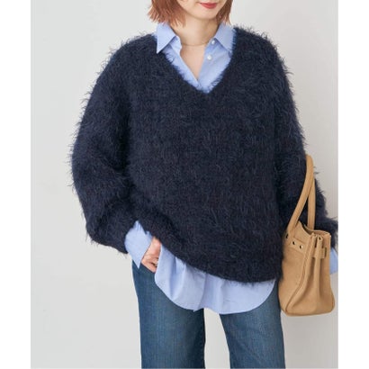 スピック＆スパン Spick & Span 《別注/追加予約》TRICOTS JEAN MARC/トリコットジーンマルク Vネックプルオーバー （ホワイト A）｜詳細画像
