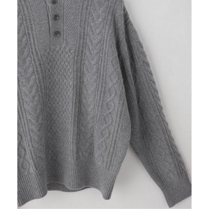 スピック＆スパン Spick & Span BIRTHDAYSUIT / バースデースーツ  Fisherman pullover （グレーA）｜詳細画像