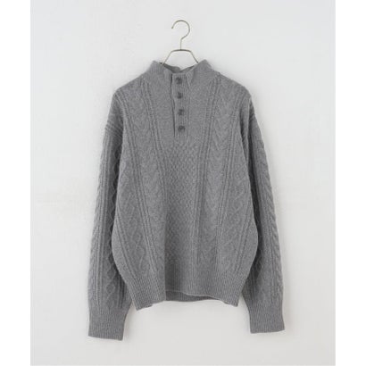 スピック＆スパン Spick & Span BIRTHDAYSUIT / バースデースーツ  Fisherman pullover （グレーA）｜詳細画像
