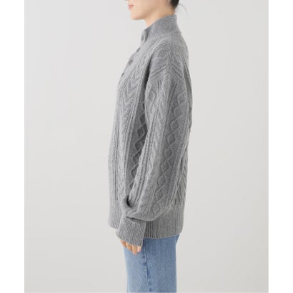 スピック＆スパン Spick & Span BIRTHDAYSUIT / バースデースーツ  Fisherman pullover （グレーA）｜詳細画像