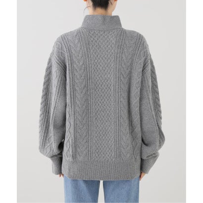 スピック＆スパン Spick & Span BIRTHDAYSUIT / バースデースーツ  Fisherman pullover （グレーA）｜詳細画像