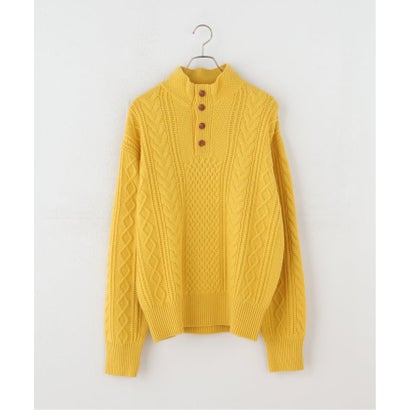 スピック＆スパン Spick & Span BIRTHDAYSUIT / バースデースーツ  Fisherman pullover （イエロー）｜詳細画像