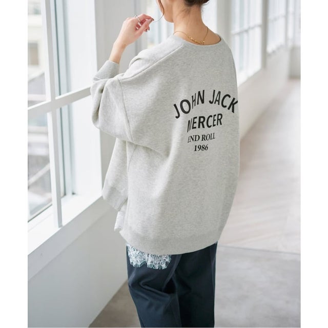 《WEB限定カラー有り / 追加予約》J.J.mercer 別注キーネックプルオーバー （グレーA）
