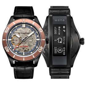 クロフト×SONY wena3 メンズ 時計 SP-5095-WN-01 自動巻 スケルトン カーフ革 （スケルトン）