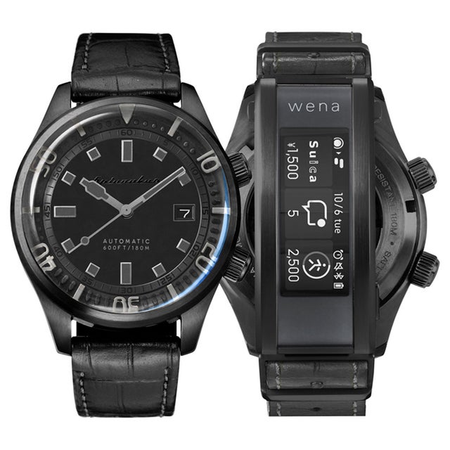 
                    クロフト×SONY wena3 メンズ 時計 SP-5095-WN-03 自動巻 スケルトン カーフ革 （スケルトン）