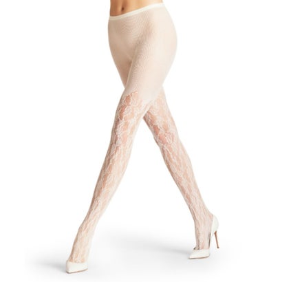 カランシエル quaranciel FALKE: HOLLY TIGHTS レース ホリー タイツ （ブラック）｜詳細画像